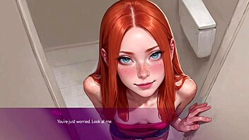 Public toilet tryst: horny wife cheats with a stranger