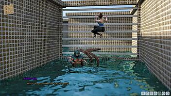 Lust Academy 205 features intense sexual encounters in a game setting.