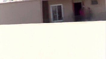 White Teen 18+ Feels Intense Pleasure as Two Guys Fuck Her in Public Places