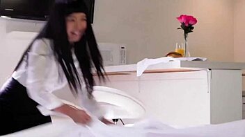 VR Bangers Tight Brunette Fingers Pussy by Mirror