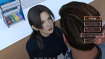 3D animated handjob with a happy ending