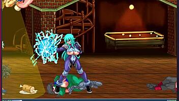 In the final fuck scene, the gameplay unfolds intensely