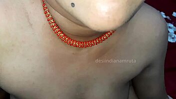 Indian desi cutie gives blowjob and cumshot to owner in bathroom