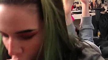 Amateur Alternative Teen 18+ Blowjob Poses Like Crazy!