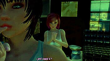 Futa on male: Dickgirl convinces shy guy for 3D anal sex adventure.