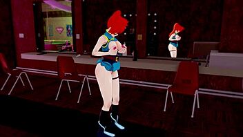 itsuka kendo performs squirting masturbation in 3d hentai