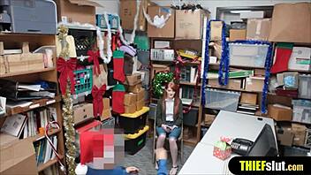 Redhead Irish teen 18+ with ivory skin gets rough doggystyle fucked.