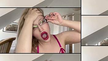 Beautiful eyes and sexy lips in hot scenes
