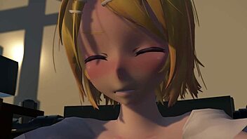 Rin, what are you doing with that massage chair?