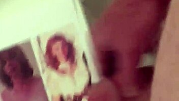 Brad and ginger get a cum tribute in this casual video