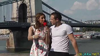 British Milf Gives Handjob And Blowjob In Stockings And Heels