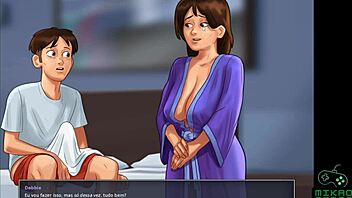 Summertime Saga episode 28: Naughty encounter with mature woman in the automobile