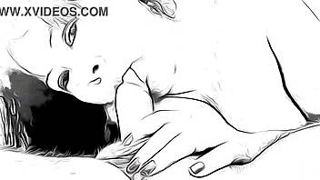 cartoon take on me: nympho gets deepthroat blowjob 😈