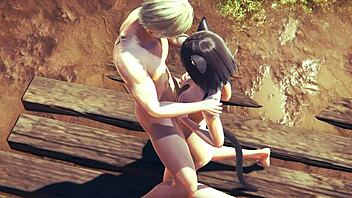 i-i mean, hentai uncensored 3d kitty boobjob and fucked with creampie in japanese asian manga anime game porn