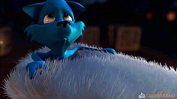 Orange fox teases with oral delights in cakeinferno's sequel