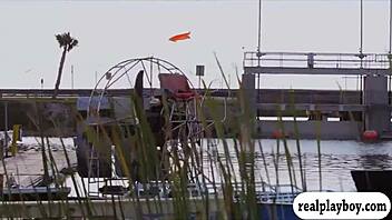 Lovely Badass Babes in Bikini Explore Cranky Crocs Outdoors