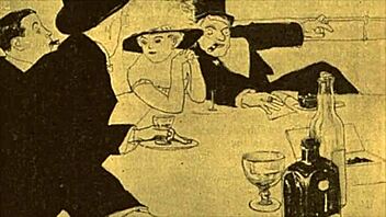 Vintage erotic drawings bring retro charm in classic cartoon style