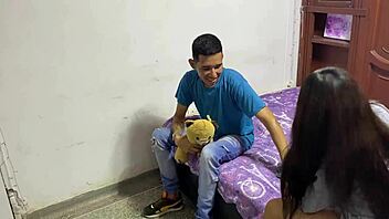 i give it hard to my stepsister for her tight pussy and cum inside 😏