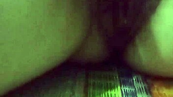 Young girl masturbates with toys on her pussy.