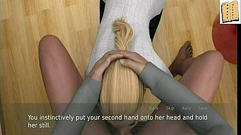 Wild lesbian triangle sex scenes with big tits and monster cocks in cartoon 😏