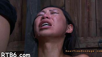 rough babe gets wild castigation with tight pussy sucking and fucking. her body takes every hard thrust.