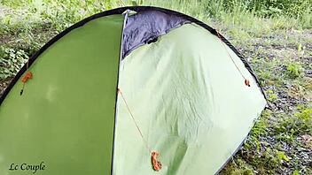 Ever caught a babe masturbating at festival camp?