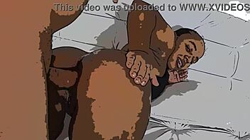 little devil experiences intense anal in cartoon style