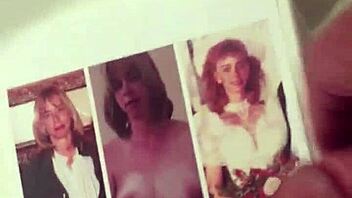 Brad and ginger get a cum tribute in this casual video