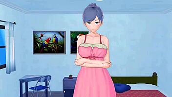 rough asian slut titty fucks in hentai gameplay