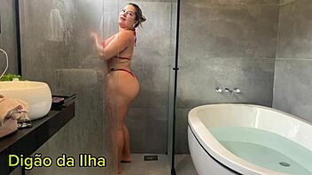 Curvy wife craves cum in pussy, takes two big cocks