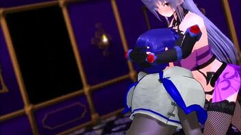 Hentai game with Selunelia 6 in Girl B Hero scenes