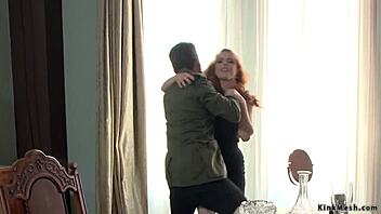 Boss gets kinky with employee and ties him up for some anal fun