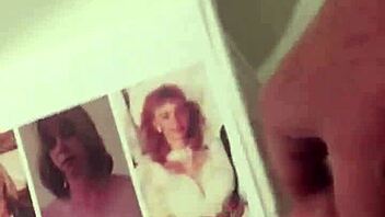 Brad and ginger get a cum tribute in this casual video