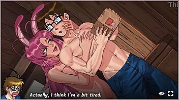 hentai heroes begin in bunny's house