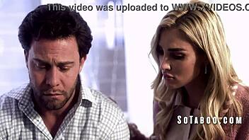 Seth Gamble Rips Clothes Off Adorable Blonde Kenzie Anne For Taboo Fucking