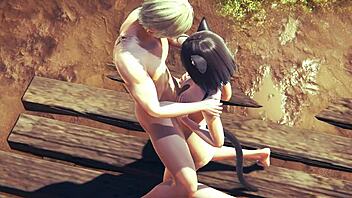 i-i mean, hentai uncensored 3d kitty boobjob and fucked with creampie in japanese asian manga anime game porn