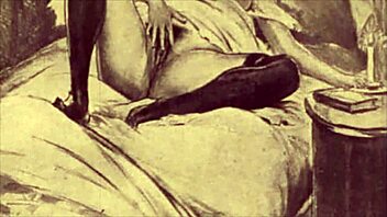 Vintage Erotic Animation with Retro Cartoon Style