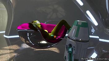 3D porn compilation: MILF and teen action in Star Wars environment