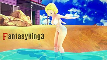 Android 18 blows Master Roshi for cash in Dragon Ball fantasy