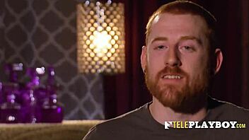 A sexy swinger couple joins the wild mansion party