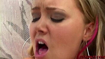 amber proudly shows her bubble butt