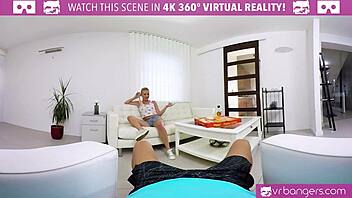 cayla lyons, hot pizza girl, sucks big cock at vrbangers