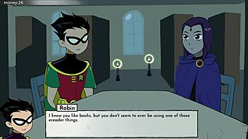 Starfire’s Raven date in 18titan’s animated porn