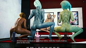 lesbian assfuck orgy in 3d