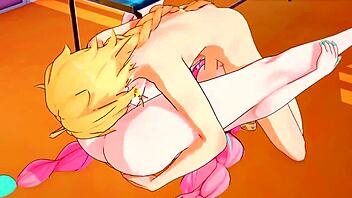 Varesa Gets Intense Blowjob And Bukkake In Locker Room Genshin Impact Hentai 3D Fucking