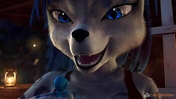 Orange fox teases with oral delights in cakeinferno's sequel