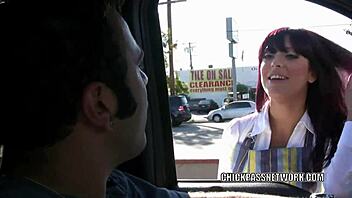 Audrianna Angel, the hot Latina coed, takes a big cock in her tight young twat! 😈💦