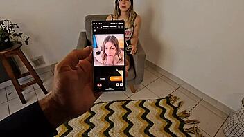 Masked beauty gets her breasts bounded hard with toy drilling