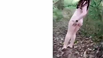 Young girl’s first date in the woods ends with a messy face