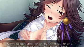 Commander babes get their tits fucked hard in the bathroom!